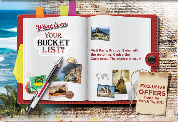 What is on your bucket list?